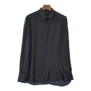 ロロピアーナ(LORO PIANA)のLoro Piana ロロピアーナ カジュアルシャツ 44(L位) 黒 【古着】【中古】(シャツ/ブラウス(長袖/七分))