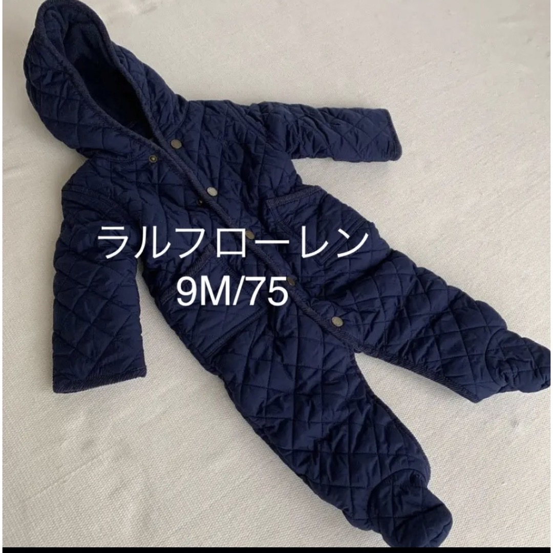 Ralph Lauren(ラルフローレン)の美品　ラルフローレン　ジャンプスーツ カバーオール　 キッズ/ベビー/マタニティのベビー服(~85cm)(ジャケット/コート)の商品写真