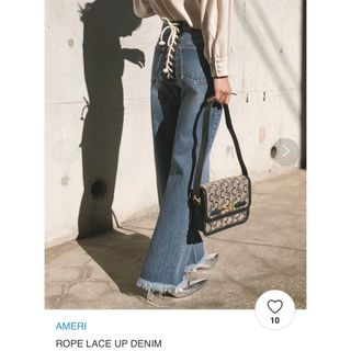 アメリヴィンテージ(Ameri VINTAGE)のAMERI ROPE LACE UP DENIM(デニム/ジーンズ)