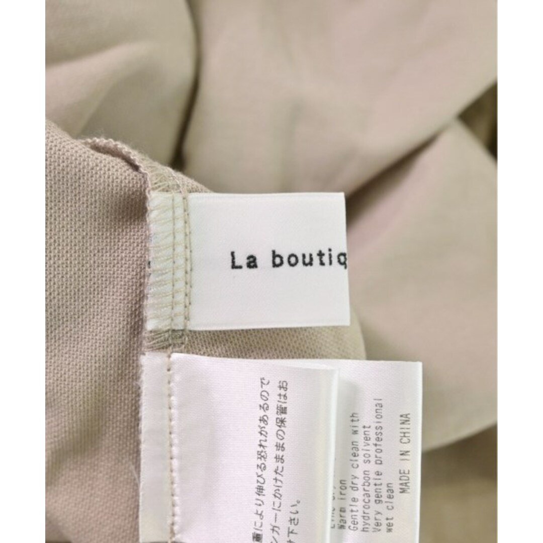 La boutique BonBon(ラブティックボンボン)のLa boutique BonBon ワンピース F ベージュ 【古着】【中古】 レディースのワンピース(ひざ丈ワンピース)の商品写真