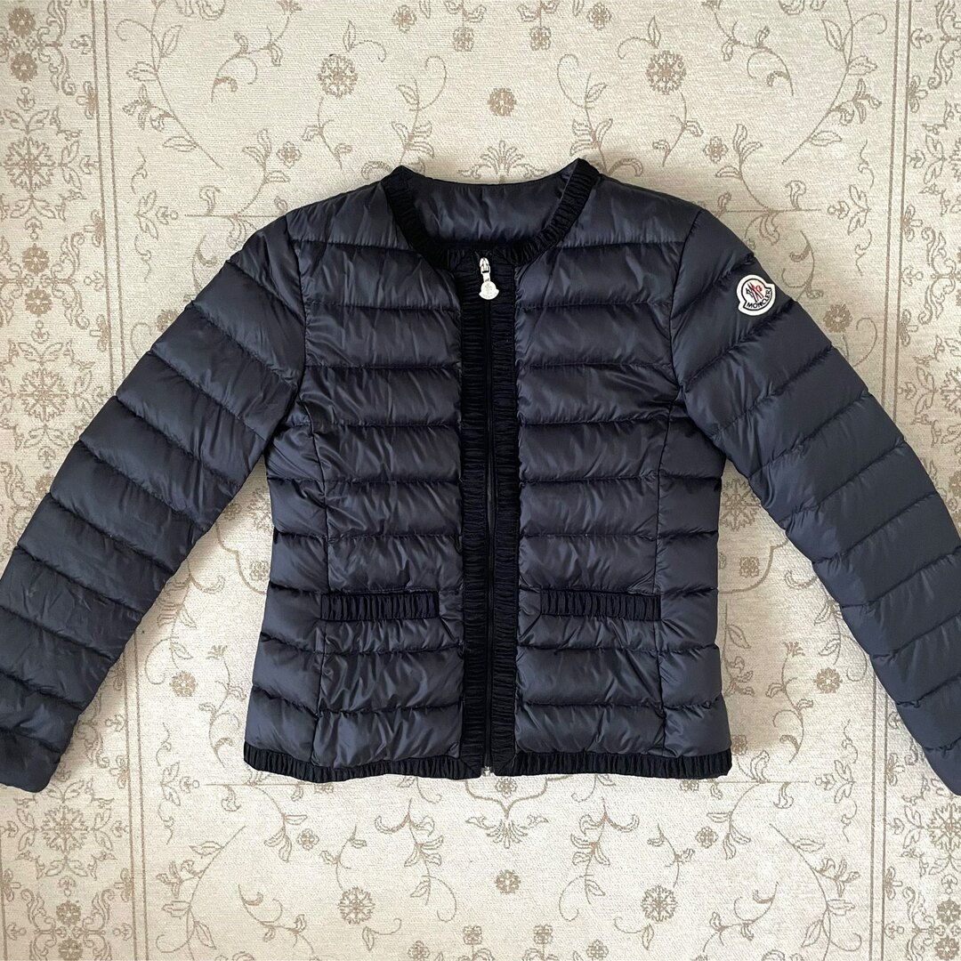 最終価格‼️MONCLER【未使用】ブラック 12A(152cm)ライトダウン