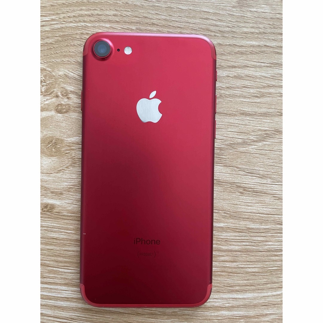 iPhone - バッテリー98% iPhone7 Red 128GB SIMフリーの通販 by mari's