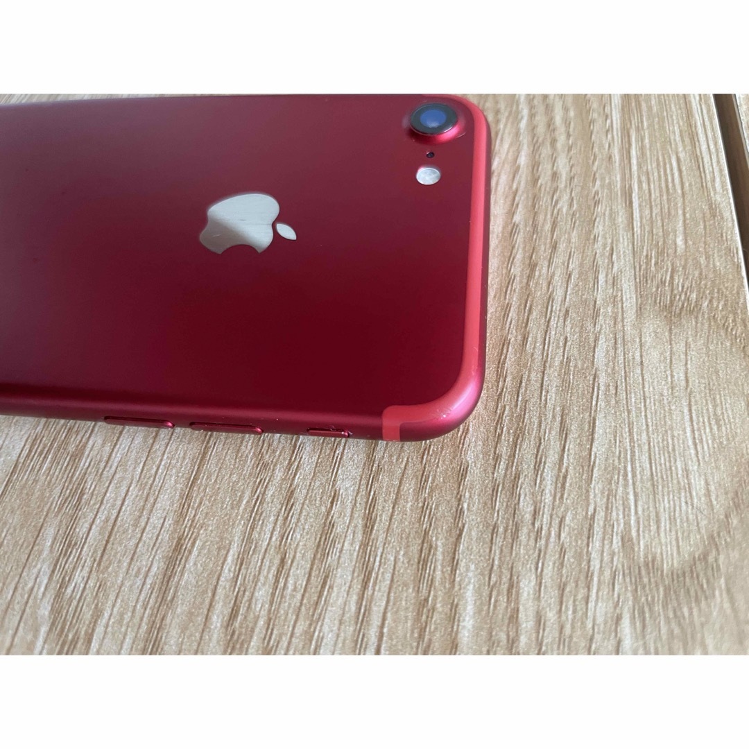 iPhone - バッテリー98% iPhone7 Red 128GB SIMフリーの通販 by mari's