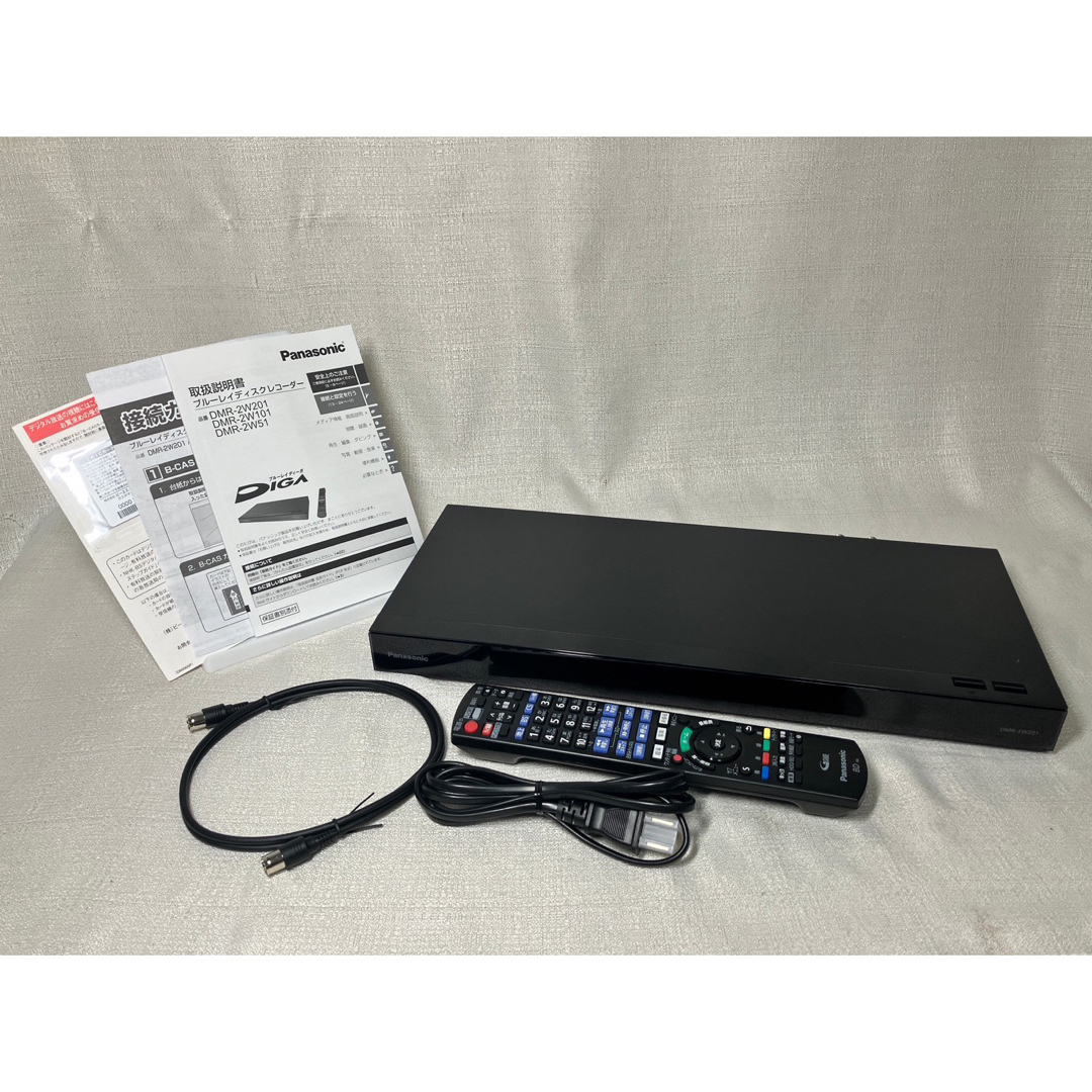 展示品 パナソニック 2TB ブルーレイレコーダー DIGA DMR-2W201