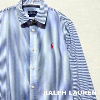 ラルフローレン(Ralph Lauren)の【RALPH LAUREN】ラルフローレン 刺繍ロゴ ストライプ シャツ(シャツ/ブラウス(長袖/七分))