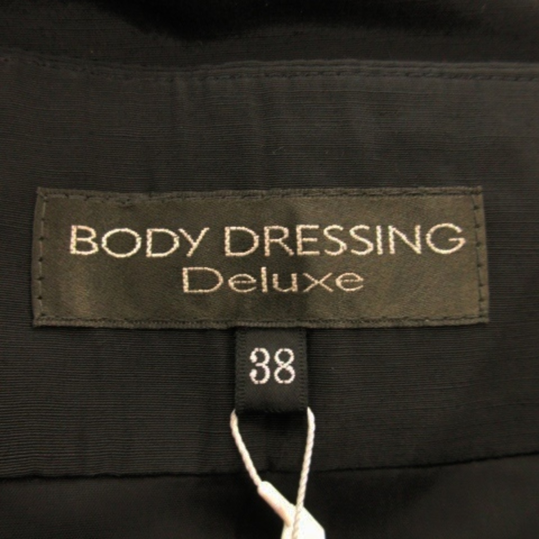 PROPORTION BODY DRESSING(プロポーションボディドレッシング)のプロポーションボディドレッシング タイトスカート ひざ丈 麻混 光沢感 38 黒 レディースのスカート(ひざ丈スカート)の商品写真