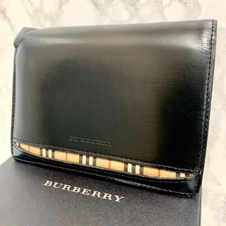 バーバリー(BURBERRY) 折り財布(メンズ)(ブラック/黒色系)の通販 100
