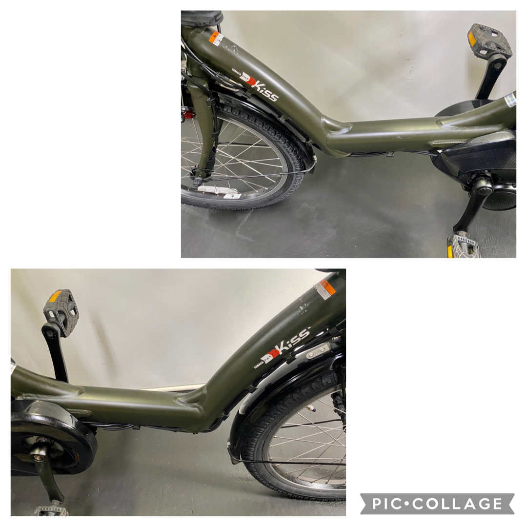 電動自転車 ヤマハ パスキスミニ 20インチ 8.7ah 新型アシスト カーキ