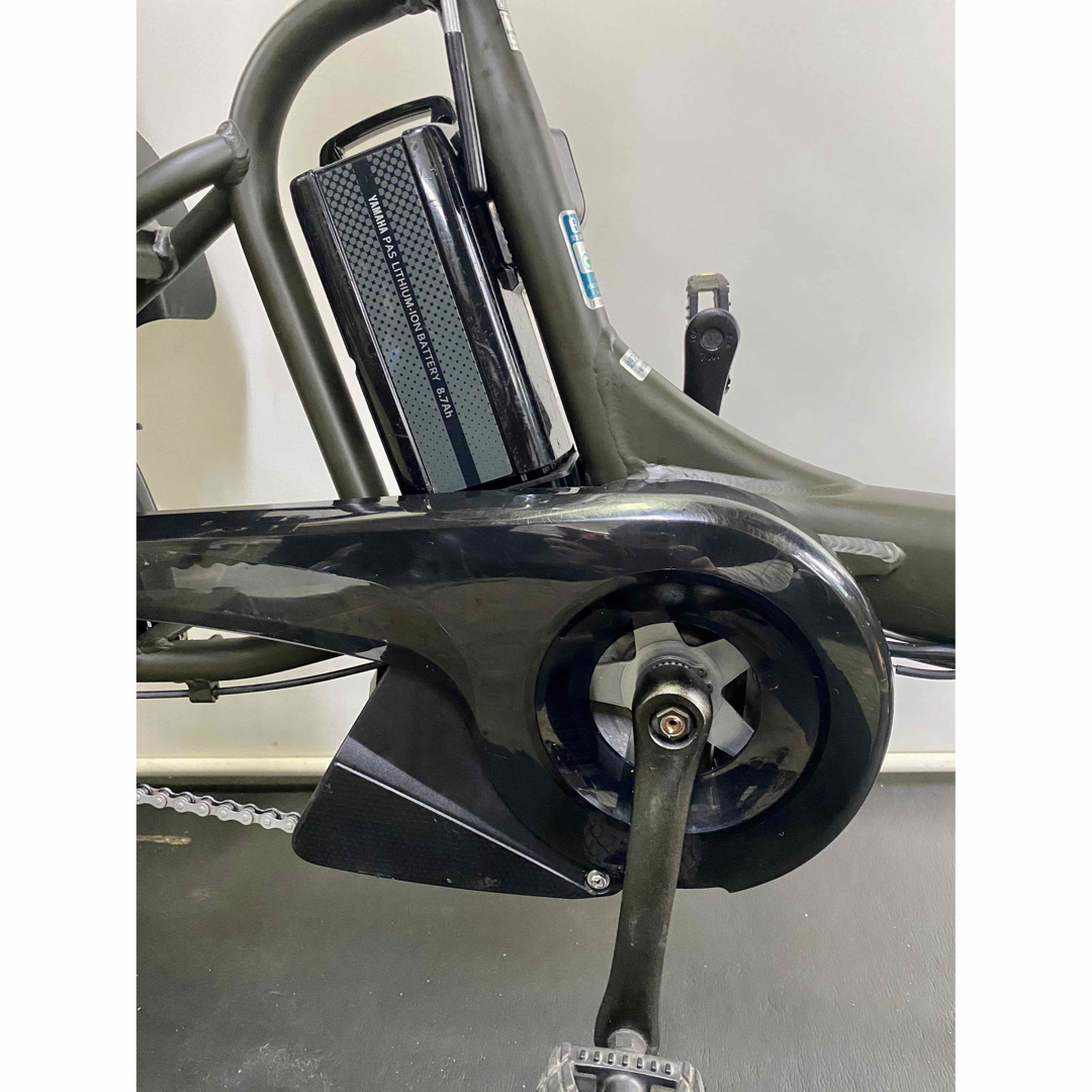 電動自転車 ヤマハ パスキスミニ 20インチ 8.7ah 新型アシスト カーキ