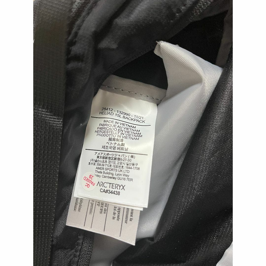 ARC’TERYX　アークテリクス  ヒリアド 15L リュック バッグ  新品