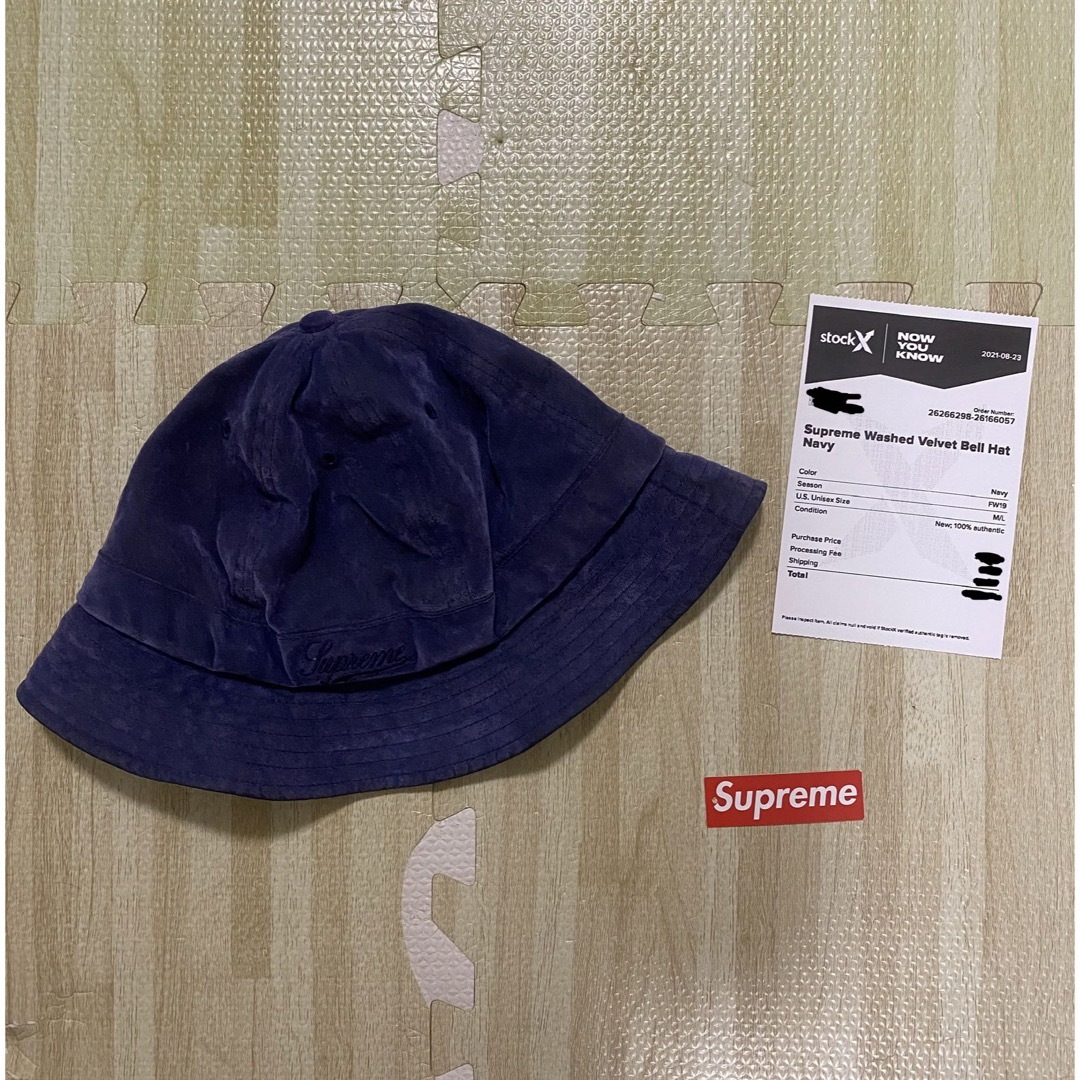 Supreme 19aw washed velvet bell hat M/L | フリマアプリ ラクマ