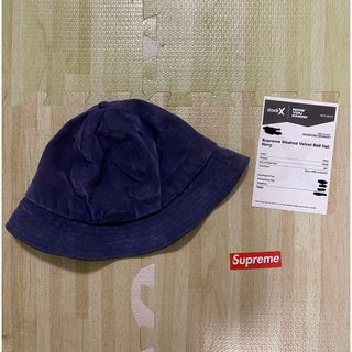 シュプリーム(Supreme)のSupreme 19aw washed velvet bell hat M/L(ハット)