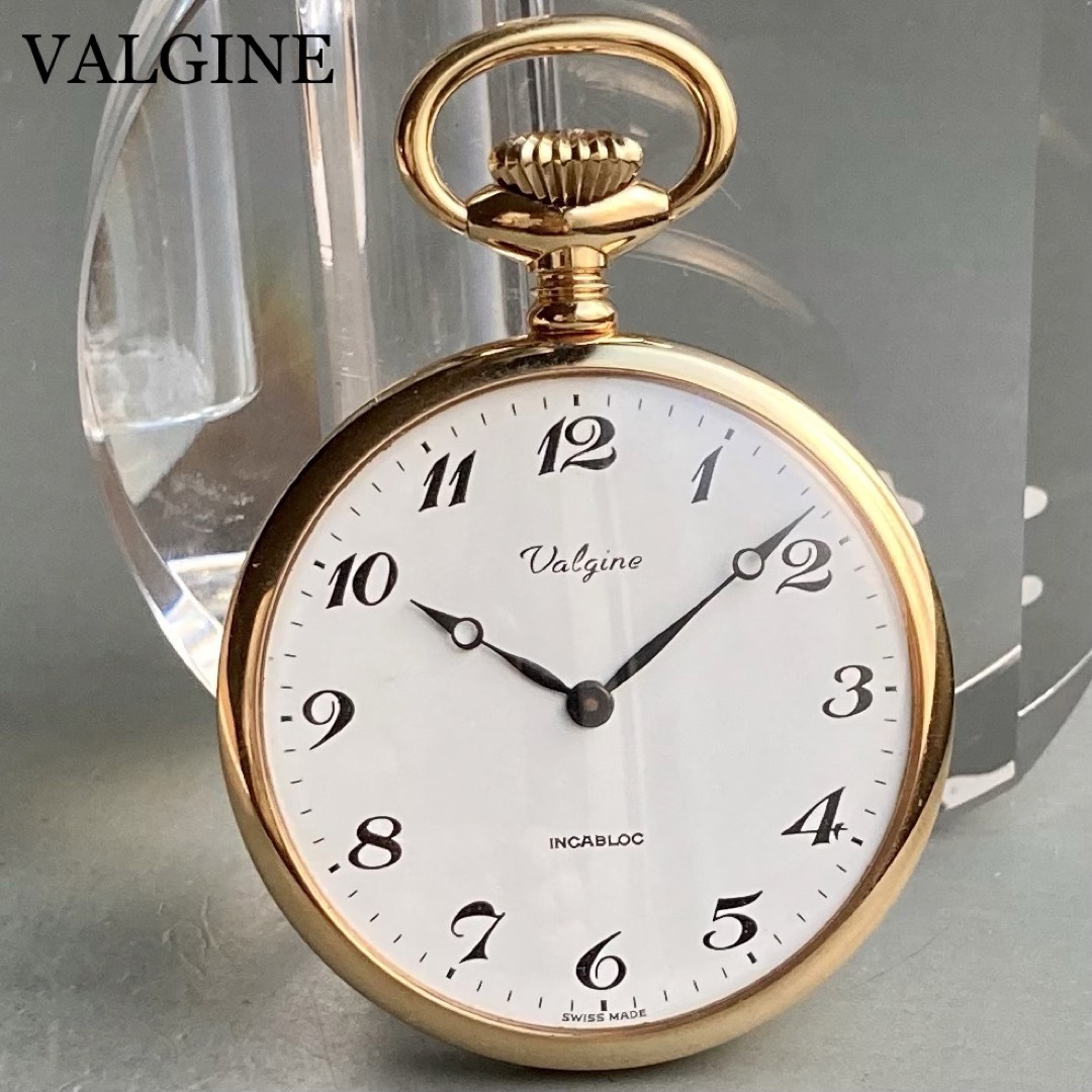 【動作良好】ヴァルジン Valgine アンティーク 懐中時計 手巻き スイス