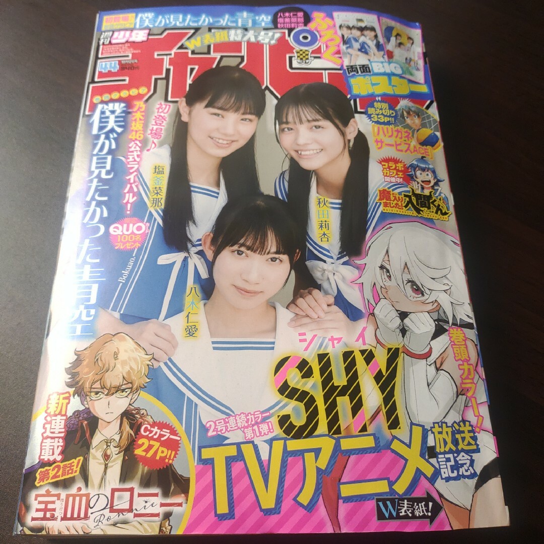 秋田書店(アキタショテン)の僕が見たかった青空  ポスター付   週刊少年チャンピオン   応募券無し エンタメ/ホビーの雑誌(アート/エンタメ/ホビー)の商品写真