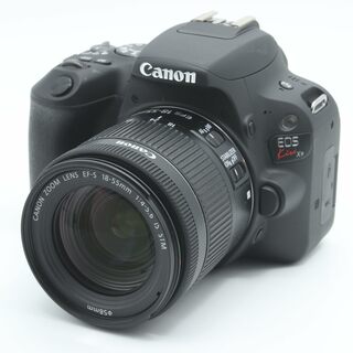 キヤノン(Canon)の【美品】Canon デジタル一眼レフカメラ EOS Kiss X9 ブラック レンズキット EF-S18-55 F4 STM付属 KISSX9BK-1855F4ISSTMLK(デジタル一眼)