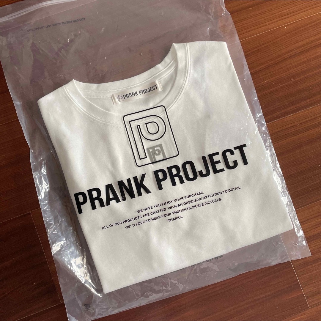 新品 Prank Project ロゴバンド クロップTシャツ