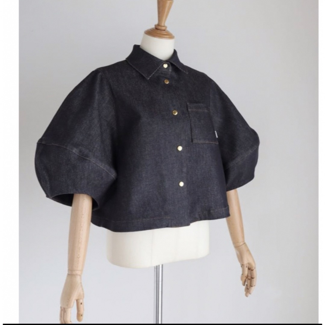 新品タグ付き⭐️girlish⭐️ランタンデニムジャケット 新品タグ付き⭐️girlish⭐️ランタンデニムジャケット
