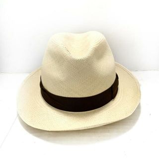 ボルサリーノ(Borsalino)のボルサリーノ ハット 59 アイボリー 天然草(ハット)