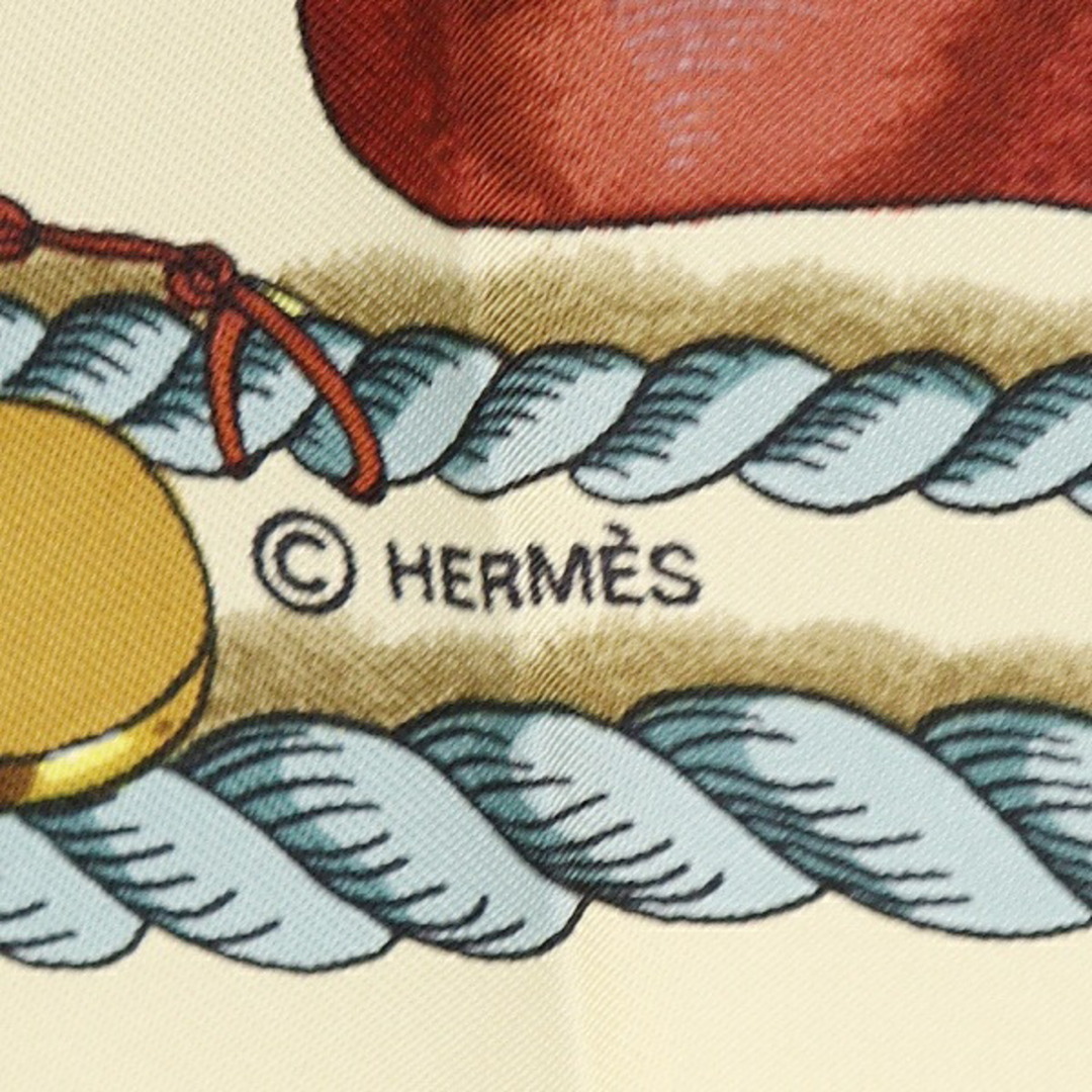 Hermes - 新品同様 エルメス スカーフ カレ90 BATEAU A VAPEUR DE