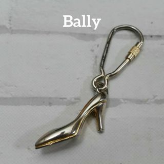 ■新品■未使用■ BALLY バリー キャンバス キーホルダー キーリング ストラップ メンズ レディース ブラック系 BE2207