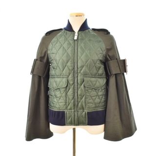 サカイ(sacai)のサカイ フレアスリーブ ドッキングブルゾン ジャケット カーキ 16-02688(ブルゾン)