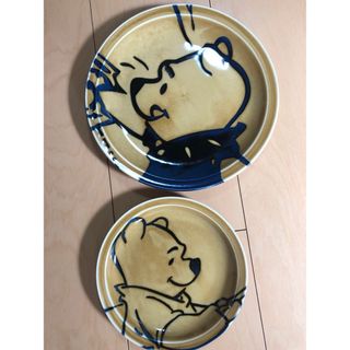 クマノプーサン(くまのプーさん)のクマのプーさん　プレート2枚セット(食器)