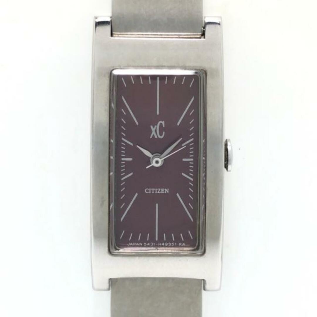 シチズン 腕時計 XC(クロスシー) ボルドー - 腕時計