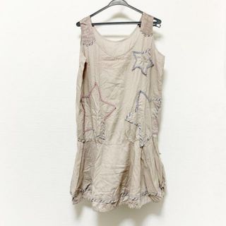 【美品】tsumori chisato  シルク100% ワンピース　流れ星　M