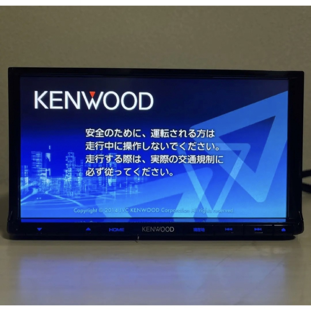 ☆美品☆KENWOOD彩速ナビMDV-L401最新地図更新済 新品バックカメラ付