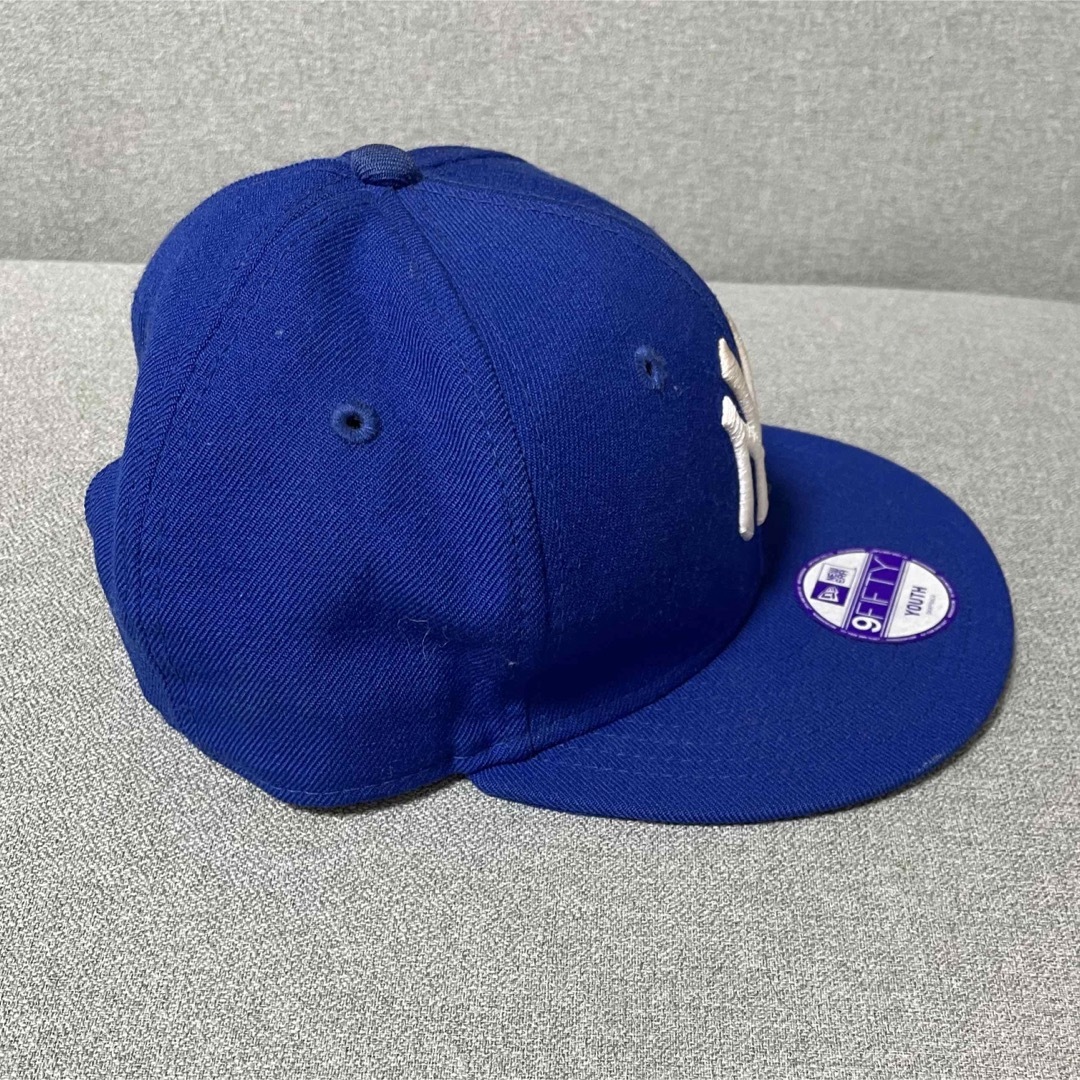 NEW ERA(ニューエラー)のニューエラ　kids ブルー キッズ/ベビー/マタニティのこども用ファッション小物(帽子)の商品写真