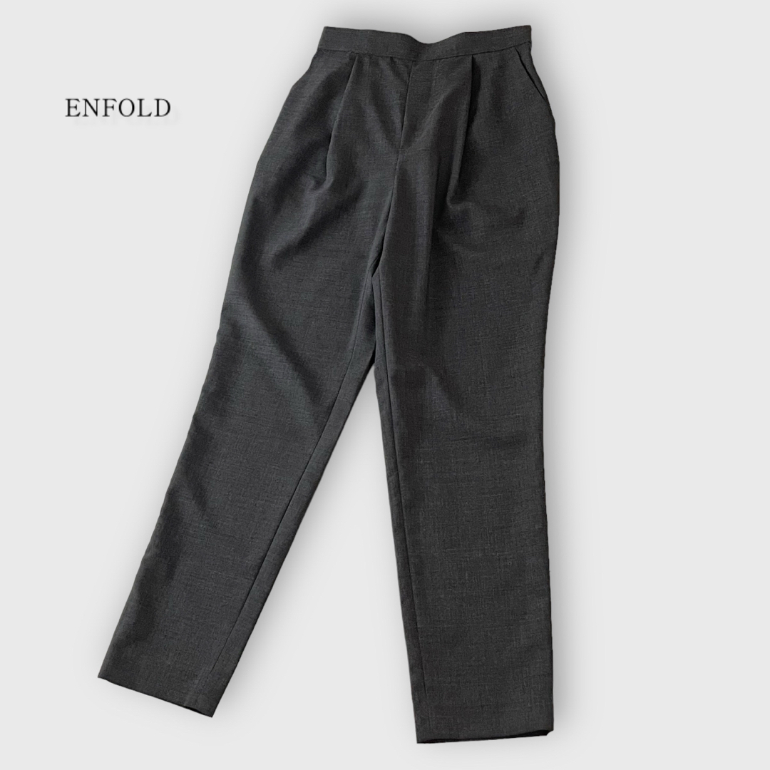 enfold 2016 スラックス　トラウザー　パンツ　ベージュ