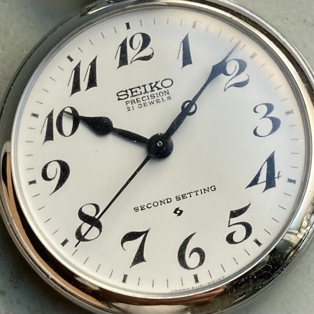 SEIKO(セイコー)の【動作良好】セイコー SEIKO 懐中時計 鉄道 1974年 手巻き メンズの時計(その他)の商品写真