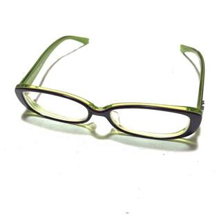 854超美品　グッチ　9517　メガネ　眼鏡　度入り強　カジュアル　イエロー