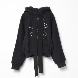 【新品未使用】 PATOU パトゥ フーディー フード付きパーカー HOODIE レディース JE0699995 【Sサイズ/BLACK】