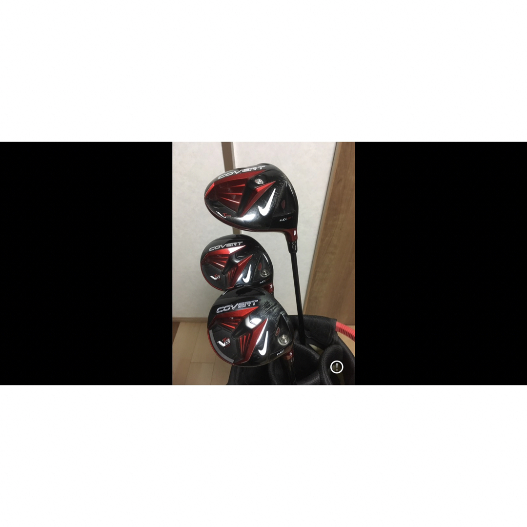 NIKE covert tourドライバー、フェアウェイウッド3本セット