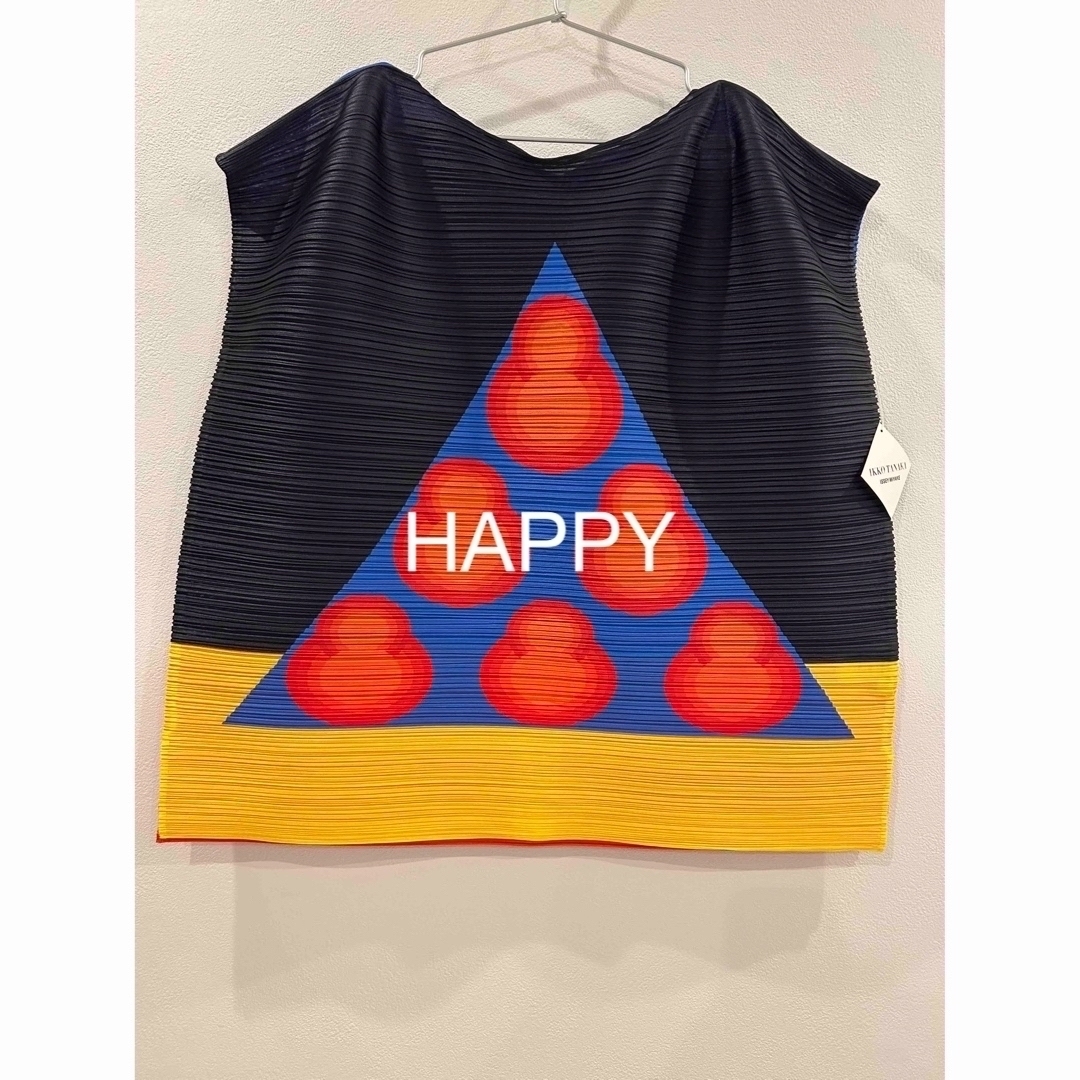 PLEATS PLEASE ISSEY MIYAKE(プリーツプリーズイッセイミヤケ)の田中一光 イッセイミヤケ ピラミッド プリーツプリーズ レディースのトップス(カットソー(半袖/袖なし))の商品写真