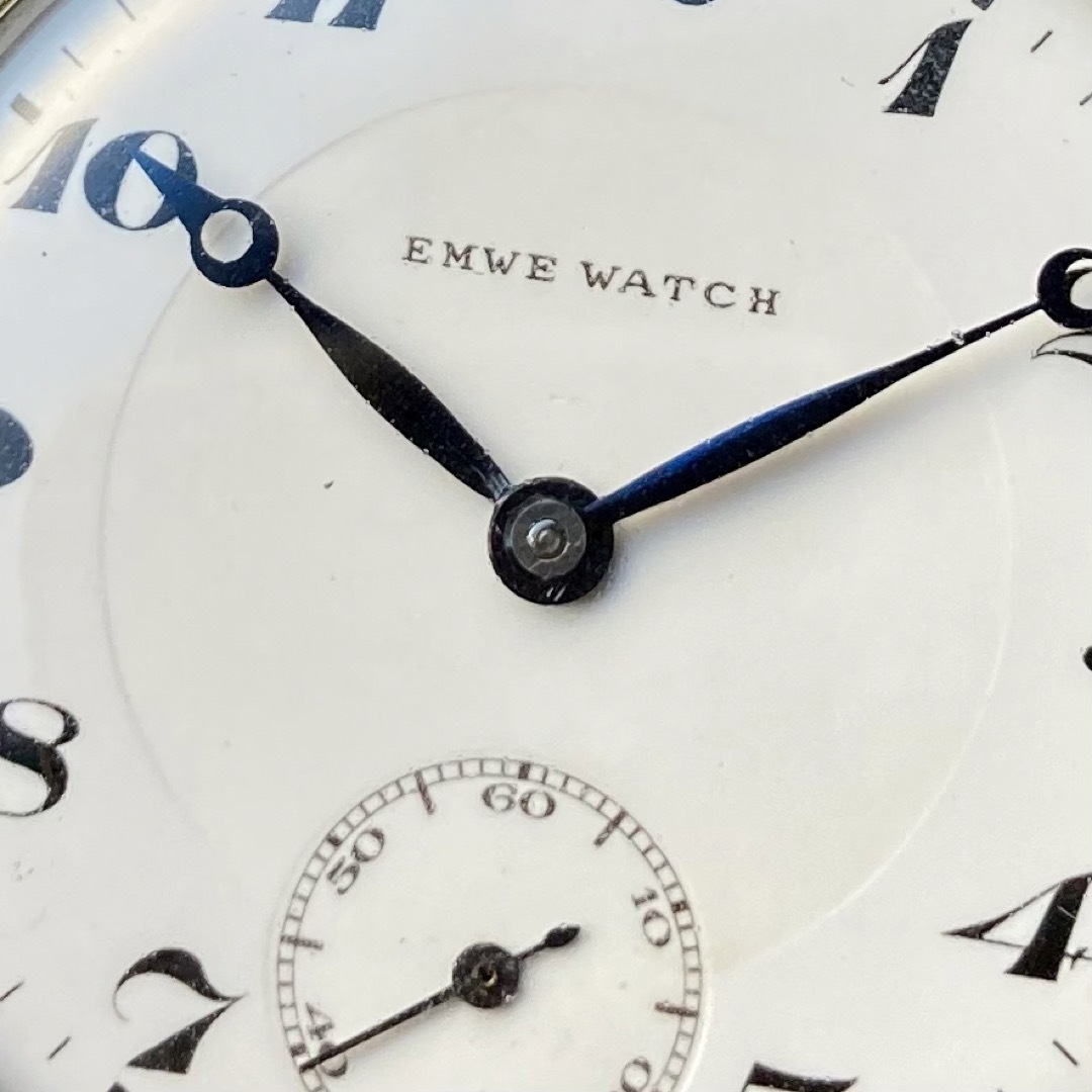 【動作良好】エミュー EMWE WATCH アンティーク 懐中時計 手巻き