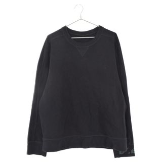 ディーゼル(DIESEL)のDIESEL ディーゼル Rib Logo Crewneck Sweatshirt リブロゴ クルーネックスウェットトレーナー ブラック(スウェット)