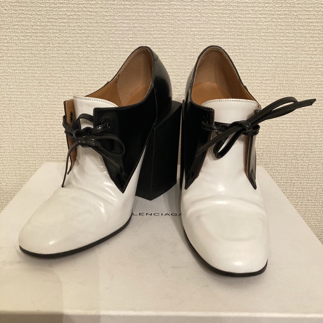 38アウトソール縦BALENCIAGA バレンシアガ ショートブーツ パンプス