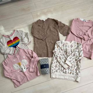 ベビーギャップ(babyGAP)の秋冬物まとめ売り100-110(Tシャツ/カットソー)