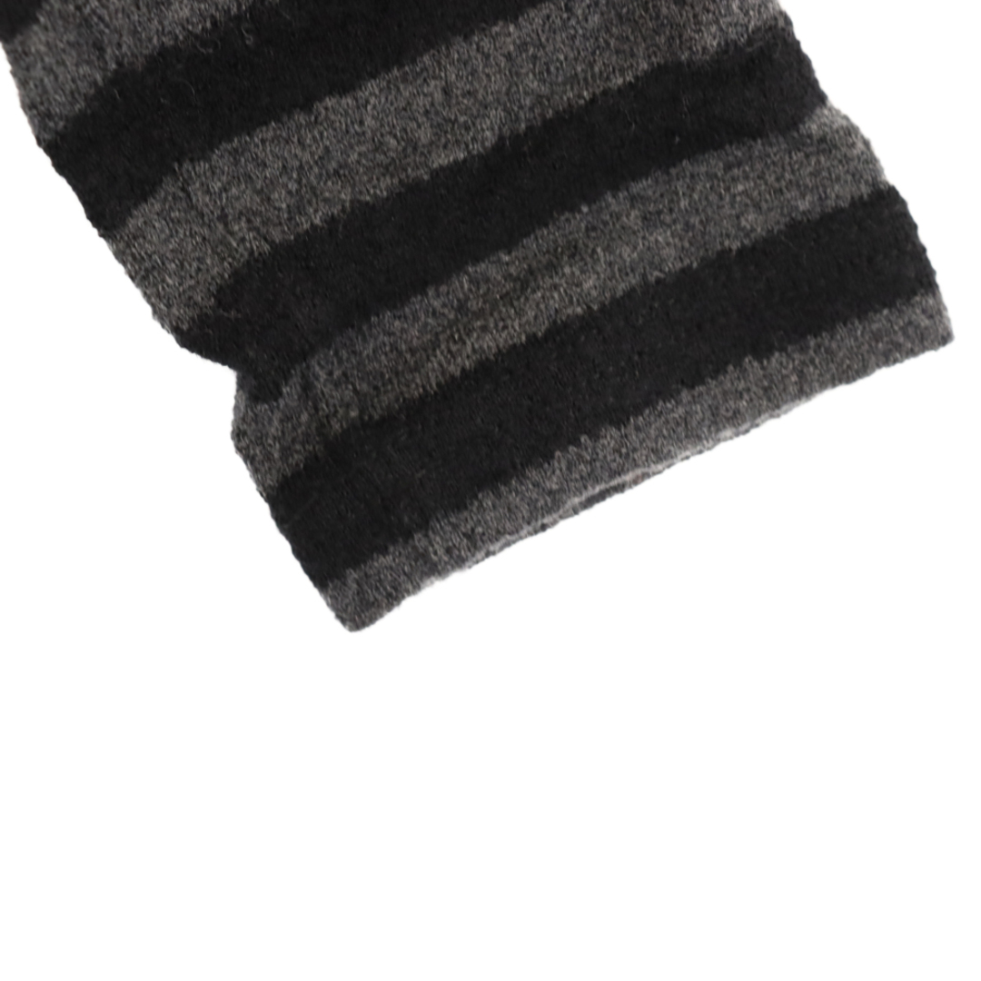 JUNYA WATANABE COMME des GARCONS ジュンヤワタナベ コムデギャルソン 11AW ボーダー ウールニット カーディガン グレー WH-T020