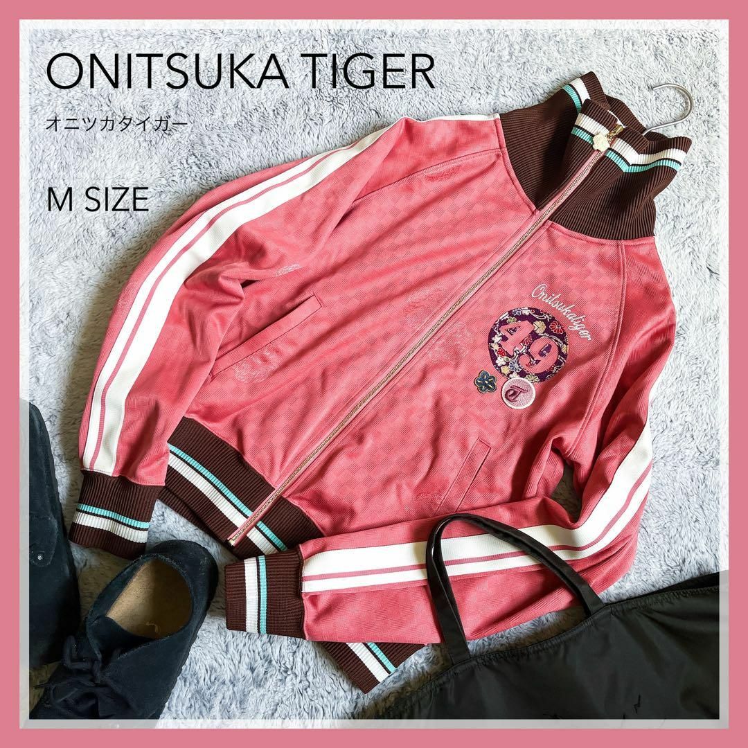 【Onitsuka Tiger】オニツカタイガー トラックジャケット 和柄 M | フリマアプリ ラクマ