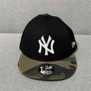 ニューエラー(NEW ERA)のニューエラ　kids カモフラブラック(帽子)