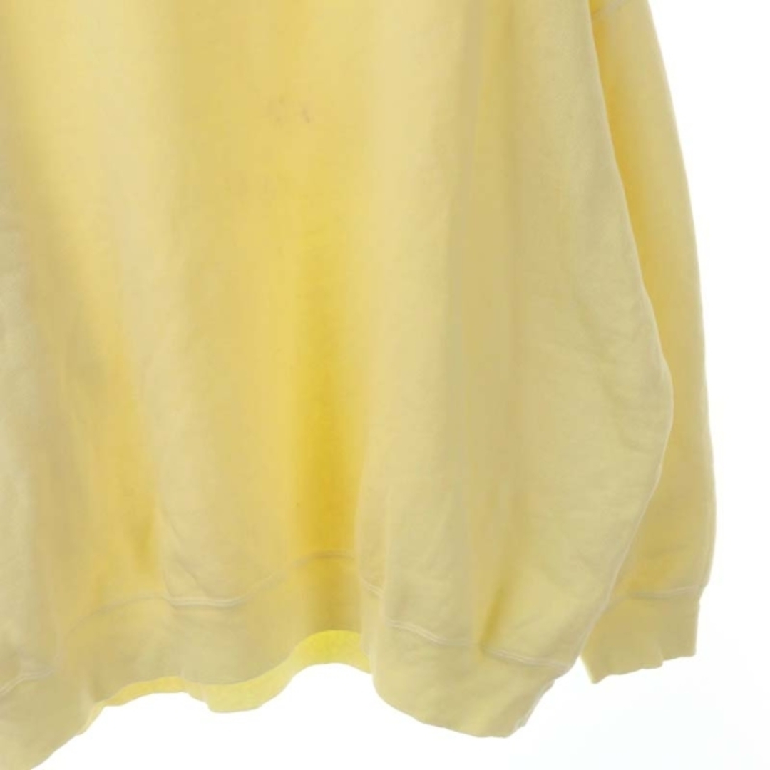 ドゥーズィエムクラス wear out sweat スウェット 長袖 黄色
