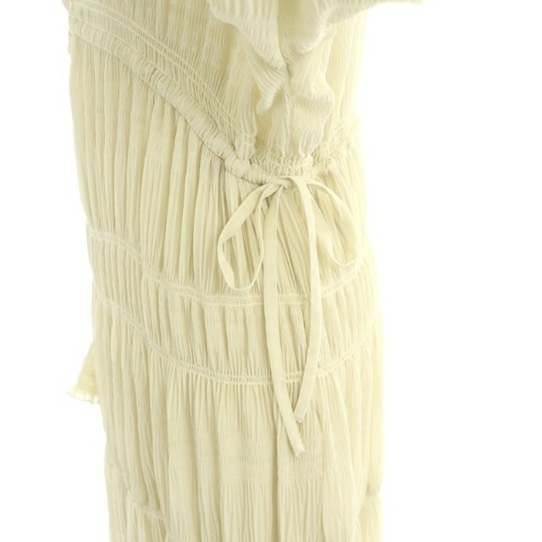 Ameri VINTAGE(アメリヴィンテージ)のアメリヴィンテージ SHIRRING PLEATS DRESS ワンピース 長袖 レディースのワンピース(ロングワンピース/マキシワンピース)の商品写真