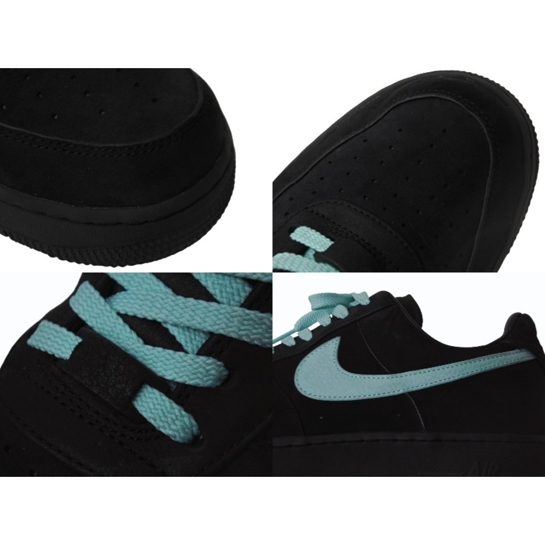 NIKE(ナイキ)のNIKE × Tiffany & Co. ナイキ ティファニー Air Force 1 Low エアフォース スニーカー ブラック DZ1382-001 30cm 良品 中古 54723 レディースの靴/シューズ(ブーツ)の商品写真