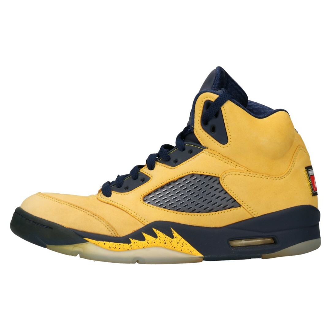 NIKE ナイキ AIR JORDAN 5 MICHIGAN エアジョーダン5 ミシガン ハイカットスニーカー イエロー US9.5/27,5cm CQ9541-704