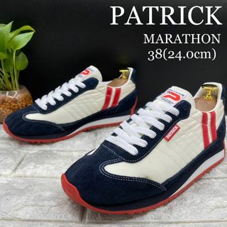 パトリック(PATRICK)の★美品 PATRICK パトリック マラソン スニーカー トリコカラー 38(スニーカー)