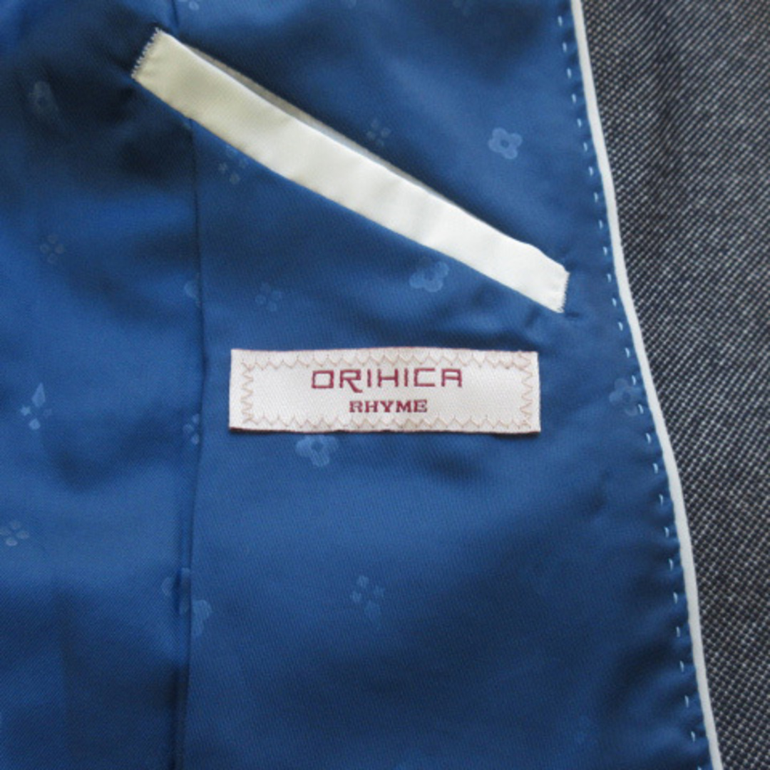 オリヒカ ORIHICA スーツ ジャケット スカート 5 紺 ネイビー 3