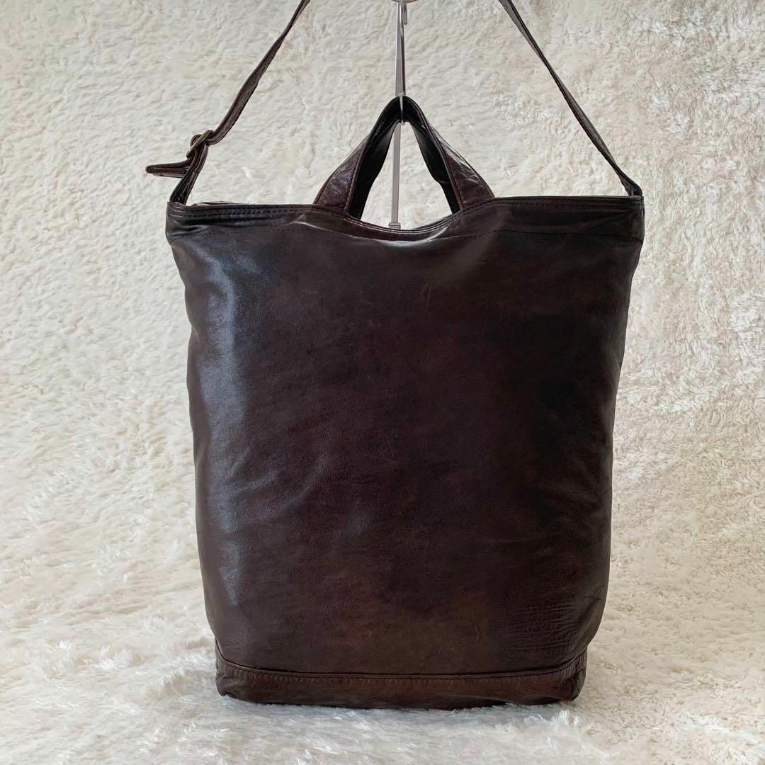 PORTER ポーター ショルダーバッグ 2way 馬革 ホースレザー ブラウン